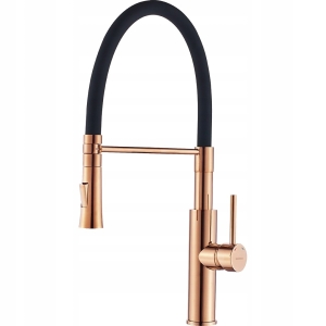 SHIRE BAT STEHENDEN WASCHBECKEN MIT WYL U ROSÉGOLD SCHWARZ