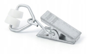 FROGS METAL FROZEN MIT ROLLE FÜR ALU-SCHIENE 100 ST