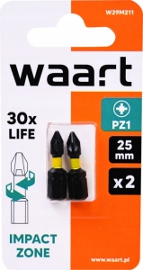 KREUZSCHLAG-SCHRAUBENDREHERSPITZEN PZ1X25MM 2STK