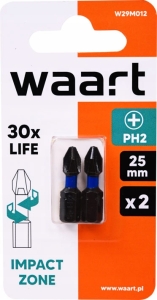 KREUZSCHLAG-SCHRAUBENDREHERSPITZEN PH2X25MM 2STK