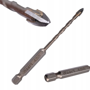 UNIVERSALBOHRER 4 MM SCHNELLWECHSEL-SECHSKANTGRIFF