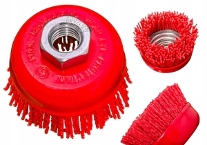 NYLON-SCHLEIFMITTEL, ABER BÜRSTE FÜR HOLZ 75MM M14