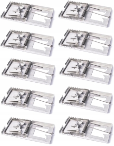 RATTENFALLE MÄUSE METALL RATTENFALLE 10 Stk