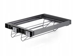 REGAL, SCHUBLADENSCHUHE, KORB, SCHIEBBAR, FÜR GARDEROBE 70 CM ANTHRAZIT
