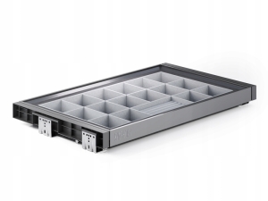 ORGANISATOR-SCHUBLADE FÜR SCHMUCKRINGE GARDEROBE 80 CM ANTHRAZIT