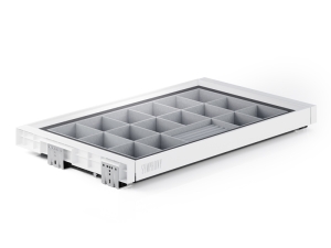 ORGANISATOR-SCHUBLADE FÜR SCHMUCKRINGE FÜR GARDEROBE 800 MM WEISS