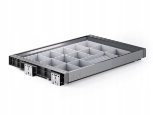 ORGANISATOR-SCHUBLADE FÜR SCHMUCKRINGE GARDEROBE 700 MM ANTHRAZIT