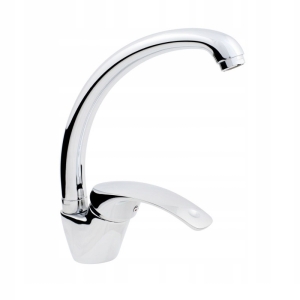 VENA KITCHEN Spültischarmatur, Schrägarmatur, 1 Griff, stehend, Chrom