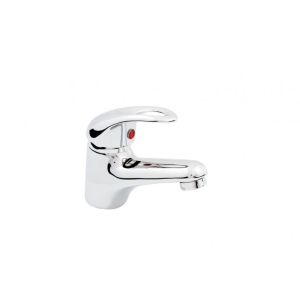 JOWISZ BADEZIMMERWASCHBECKEN FATTER, EINZELGRIFF, STEHEND, CHROMBAND