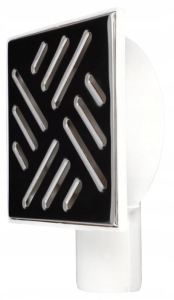 ABWASSERQUALITÄT MIT SEITLICHEM AUSLASS BADEZIMMER FI 50 15X15 METALL