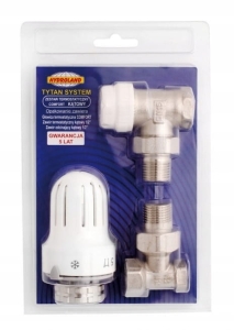 WINKELTHERMOSTAT-SETKOPF FÜR KOMFORTHEIZKÖRPER, WEISS