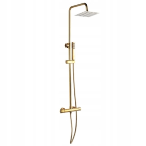 POLA-DUSCHSÄULE MIT THERMOSTATISCHER EINRICHTUNG GOLDENES BADEZIMMER
