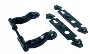 DEKORATIVER GESCHMIEDETER TÜRGRIFF NKK 90 QUADRATISCH 10 MM FÜR TÜREN UND TORE