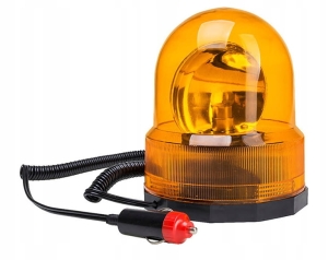 BLITZWARNLEUCHTE ORANGE MAGNET 12-24 V WARNGLOCKE