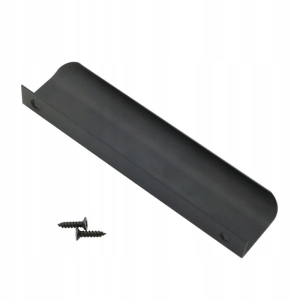 EDGE ALUMINIUM-MÖBELGRIFF, SCHWARZ 90X130 MM FÜR MÖBELSCHRÄNKE
