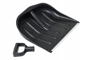 SCHAUFEL, SCHABER, SNOW SHOPPER, KUNSTSTOFFVERSTÄRKTER GRIFF, GROSS SCHWARZ