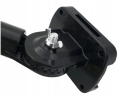 Uchwyt do flagi pojedynczy czarny - regulowany jedno ramienny - regulacja 0-180°
