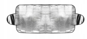 ALUMINIUMABDECKUNG FÜR WINDSCHUTZ-SONNENMATTE 100X200CM VAN BUS