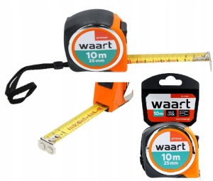 MESSEN MASSEN MASSEN BAND GEROLLTES STAHLMETER MIT SCHLOSS 10 M 25 MM