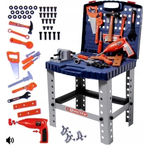 DIY-WORKSHOP IM KOFFER WERKZEUGE SÄGETISCH WERKZEUGSATZ