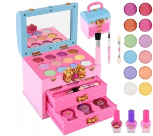 KOSMETIK-BOX NÄGEL-MAKE-UP-SET FÜR KOSMETIK FÜR MÄDCHEN