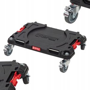 TRANSPORT-PLATTFORM-WAGENSYSTEM QBRICK PRO DREHRÄDER MAX. 100 KG