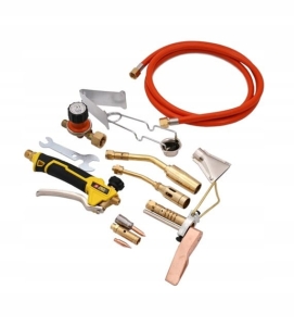 Dachlötbrenner für Dachrinnen, Satz mit 13 Elementen, Schlauchanzünder