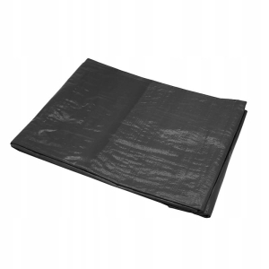 SCHUTZFOLIE-TARPE 2 X 4 M 150 G UNIVERSAL UV-BESTÄNDIG SCHWARZ