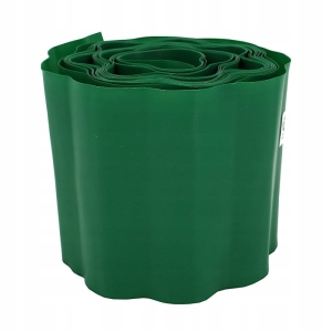 GARTENKANTE FÜR RASEN 15CM 9M GRÜN, FLEXIBEL, TEILT DEN GARTEN