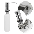 Spender für Spülmittel oder Seife mit silberner Pumpe 250 ml - CHROME