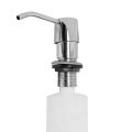 Spender für Spülmittel oder Seife mit silberner Pumpe 250 ml - CHROME