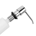 Spender für Spülmittel oder Seife mit silberner Pumpe 250 ml - CHROME