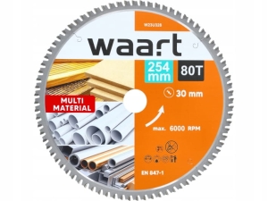 SCHNEIDSCHEIBE FÜR WIDIOWA-SÄGE 254X30 MM 80T WIDIOWA-ZÄHNE MULTIMATERIAL