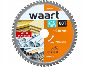 WIDIOWA SÄGEBLATT 216X30 MM 60 ZÄHNE MULTIMATERIALRINGE