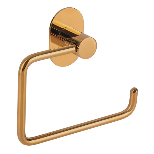 Uchwyt ZŁOTY na papier toaletowy / wieszak ścienny na papier do WC