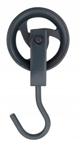 Gusseisen-Bauscheibe, 120 mm, XL-Hakenzug für manuellen Zieheimer