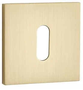 KURZE QUADRATISCHE SIGNATUR FÜR SCHLANKEN SCHLÜSSEL, GOLDINNEN, 6 MM, MODERN