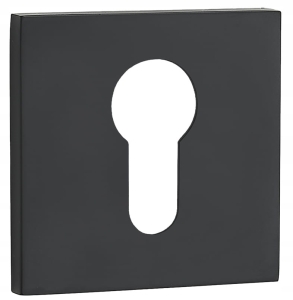 KURZES QUADRATISCHES BOARD SLIM INSERT SCHWARZ MODERNES INTERIEUR