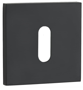 KURZE QUADRATISCHE SIGNATUR FÜR SCHLANKEN SCHLÜSSEL, INNENALUMINIUM, SCHWARZ