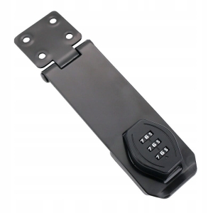 WRZECIĄDZ CODESCHLOSS SKOBEL 120X41 MM FÜR CODE-PASSWORT AUS STAHL SCHWARZ