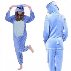 EINTEILIGES KIGURUMI-EINHEIT-PYJAMAS-DAMEN-GESAMTSTICHSTICH-KOSTÜM