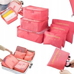 REISE-ORGANISATOR-SET KOSMETIKTASCHEN FÜR KOFFERTASCHEN GARDEROBENKOFFER 6-TLG