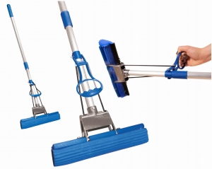 Schwammwischer Terrasse Boden Quetscher Schwamm zum Waschen Boden Teleskop