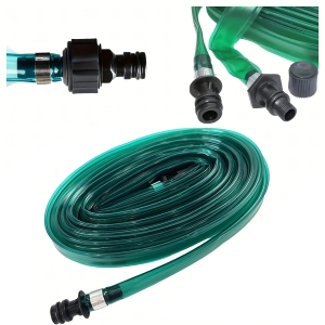 Tropfbewässerungssystem, 7,5 m Gartenschlauch, Sprinkler, 2 Schnellverbinder