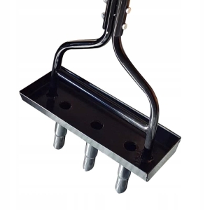 Rasenbelüfter Bodenbelüfter Manuell mit Spikes Schwarz