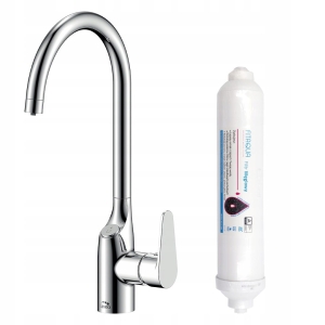 CLARO KÜCHENSPÜLENARMATUR MIT AMII CHROMFILTERSYSTEM