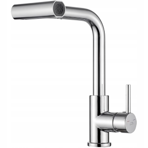 ROTARO STEHENDER KÜCHENARMATUR MIT AUSZIEHBAREM MULTIFUNKTIONSAUSLAUF, CHROM