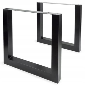 Tischbeine 780x730 mm Tischbein Schreibtischbein 2 Stück Mattschwarz