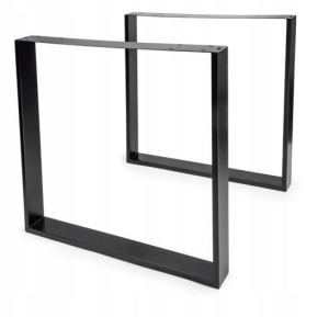 QUADRATISCHES TISCHBEIN 78X73 CM ZUBEHÖR BEINE FÜR TISCHE UND SCHREIBTISCHE MATTSCHWARZ