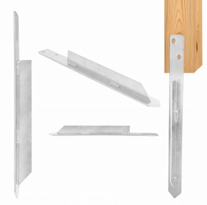 Pfostenfuß eintreibbar zur Montage von Pavillonschaukeln 450 mm Ankerverbinder